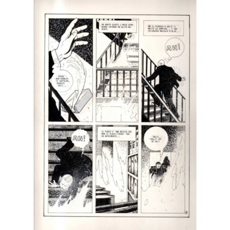 Lanciostory - Non si scherza col fuoco - p.14 - Cossu - Tavola Originale  - 1983