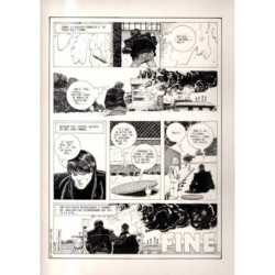 Lanciostory - Non si scherza col fuoco - fin - Cossu - Tavola Originale  - 1983