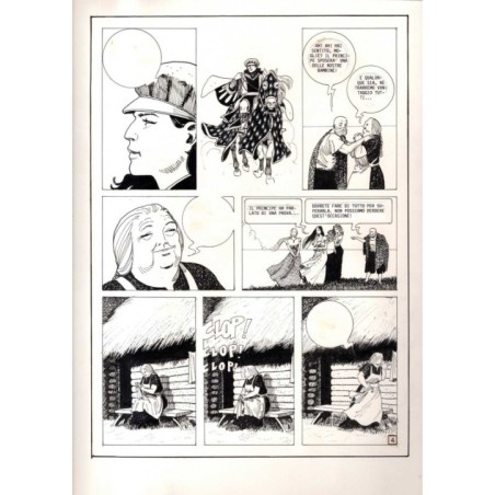Lanciostory - Favola tre sorelle - p.4 - Cossu - Tavola Originale  - 1984