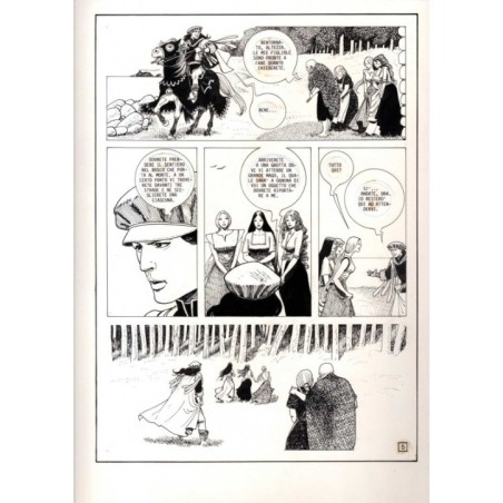 Lanciostory - Favola tre sorelle - p.5 - Cossu - Tavola Originale  - 1984