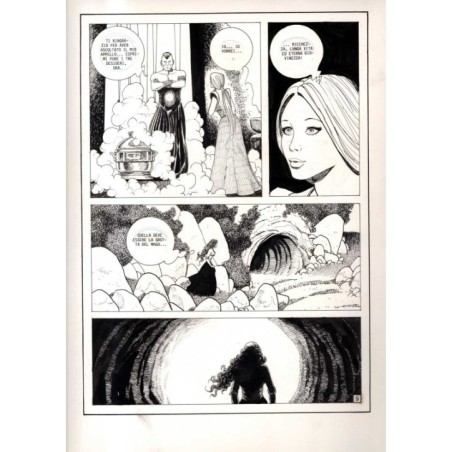 Lanciostory - Favola tre sorelle - p.9 - Cossu - Tavola Originale  - 1984