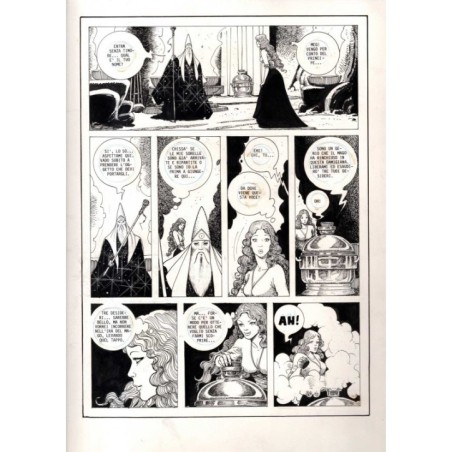 Lanciostory - Favola tre sorelle - p.10 - Cossu - Tavola Originale  - 1984