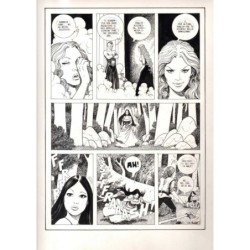 Lanciostory - Favola tre sorelle - p.11 - Cossu - Tavola Originale  - 1984