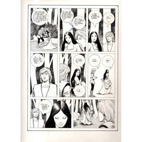 Lanciostory - Favola tre sorelle - p.12 - Cossu - Tavola Originale  - 1984
