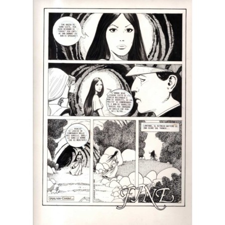 Lanciostory -  Favola tre sorelle  - p.fin - Cossu - Tavola Originale  - 1984