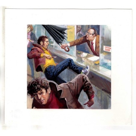 Famiglia Cristiana - Severino Baraldi - Illustrazione Originale  - 2002