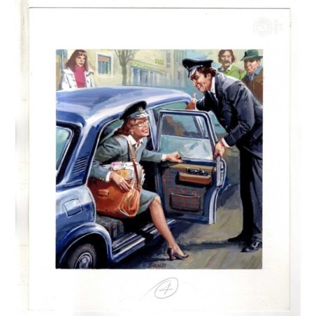 Famiglia Cristiana - Severino Baraldi - Illustrazione Originale  - 1996