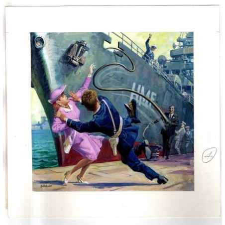 Famiglia Cristiana - Severino Baraldi - Illustrazione Originale  - 1988