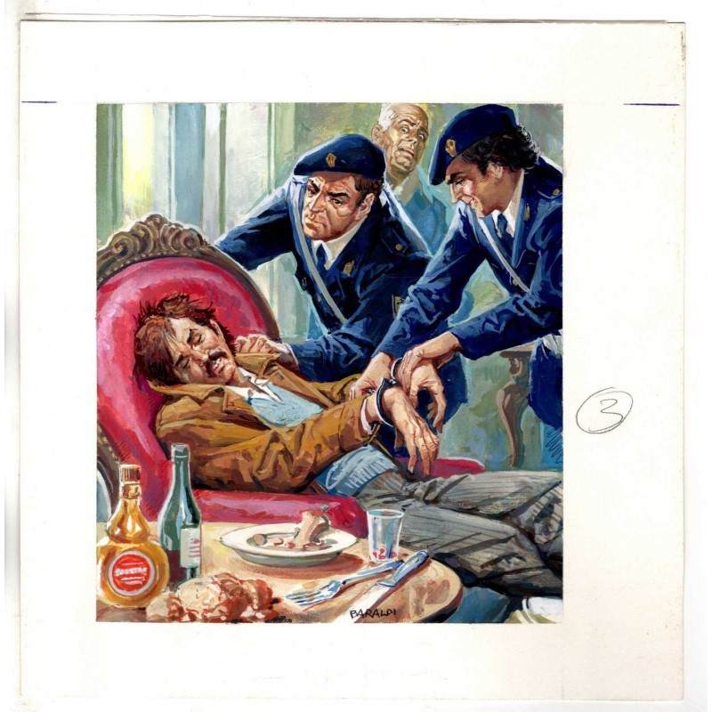 Famiglia Cristiana - Severino Baraldi - Illustrazione Originale  - 1989