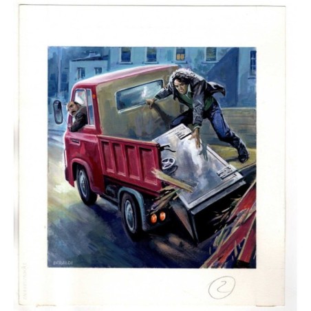 Famiglia Cristiana - Severino Baraldi - Illustrazione Originale  - 1996