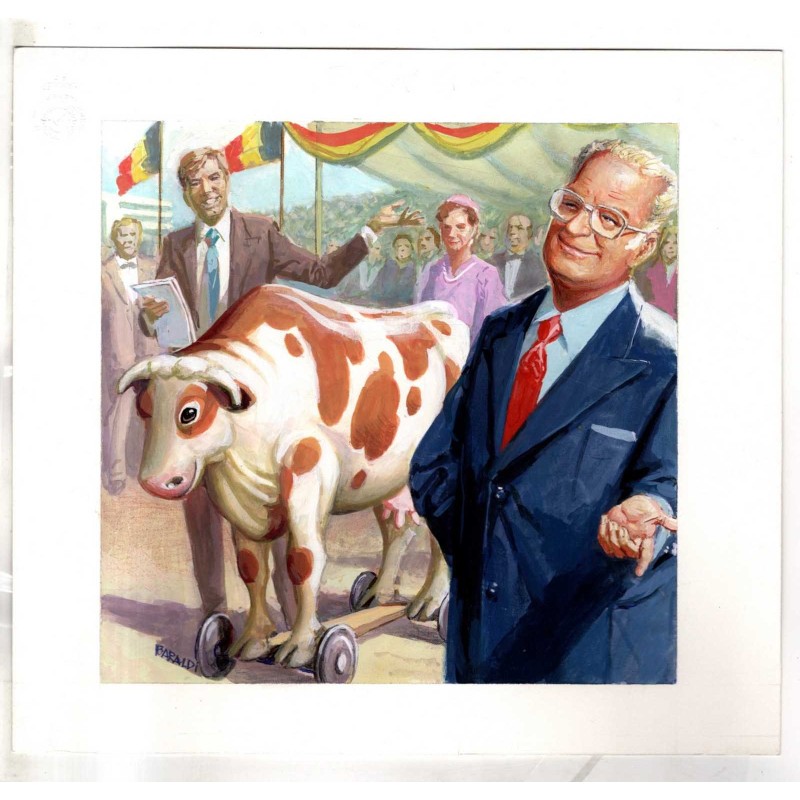 Famiglia Cristiana - Severino Baraldi - Illustrazione Originale  - 2003