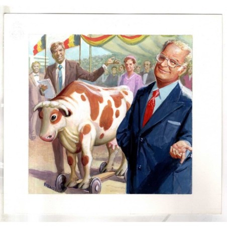 Famiglia Cristiana - Severino Baraldi - Illustrazione Originale  - 2003