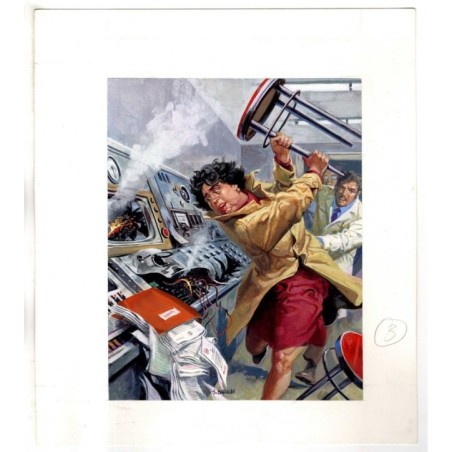 Famiglia Cristiana - Severino Baraldi - Illustrazione Originale  - 1988