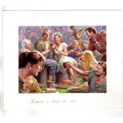 Famiglia Cristiana - Severino Baraldi - Illustrazione Originale  - 2001