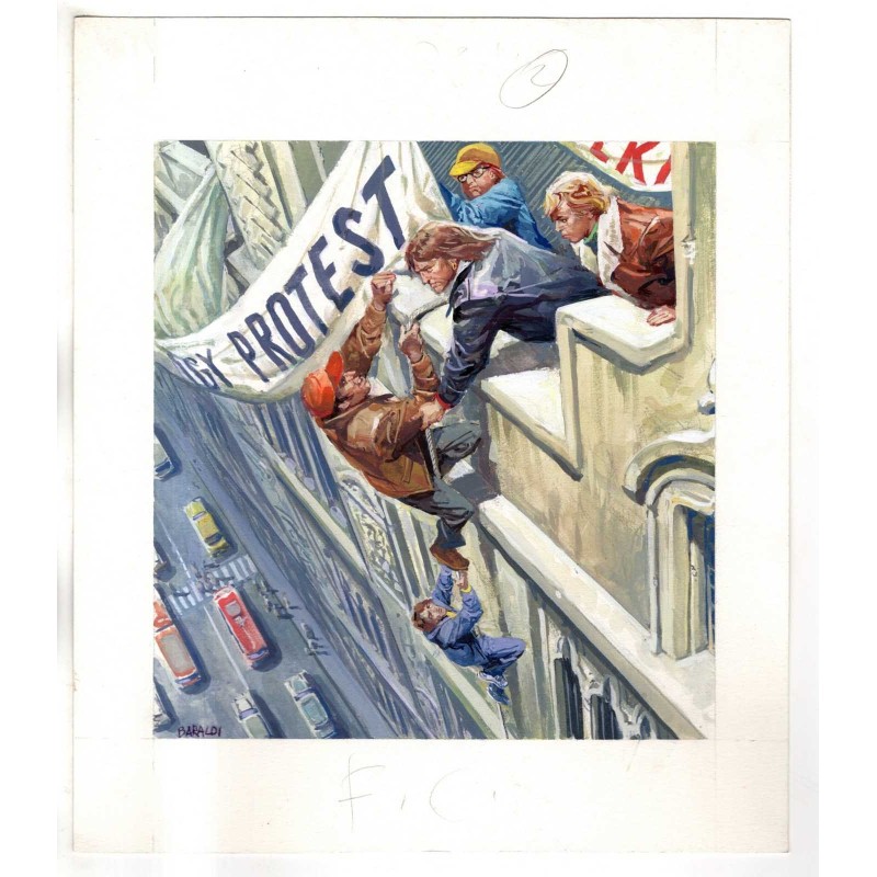 Famiglia Cristiana - Severino Baraldi - Illustrazione Originale  - 1994