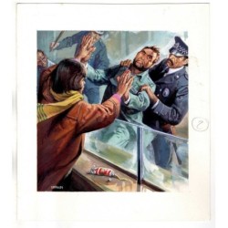 Famiglia Cristiana - Severino Baraldi - Illustrazione Originale  - 1996