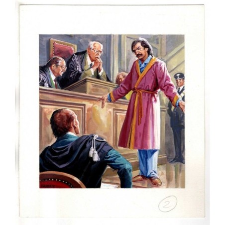 Famiglia Cristiana - Severino Baraldi - Illustrazione Originale  - 1995