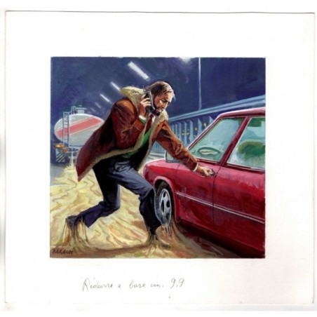 Famiglia Cristiana - Severino Baraldi - Illustrazione Originale  - 2001