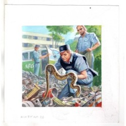 Famiglia Cristiana - Severino Baraldi - Illustrazione Originale  - 2007