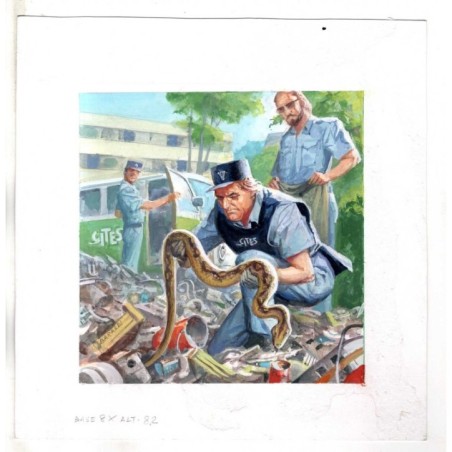 Famiglia Cristiana - Severino Baraldi - Illustrazione Originale  - 2007