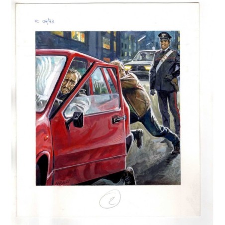 Famiglia Cristiana - Severino Baraldi - Illustrazione Originale  - 1997
