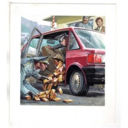 Famiglia Cristiana - Severino Baraldi - Illustrazione Originale  - 1998