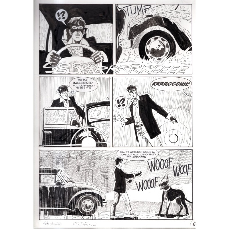 Dylan Dog - Meteoropatia - p.6 - Montanari/Grassani - Tavola Originale  - 2007