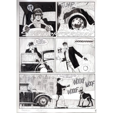 Dylan Dog - Meteoropatia - p.6 - Montanari/Grassani - Tavola Originale  - 2007