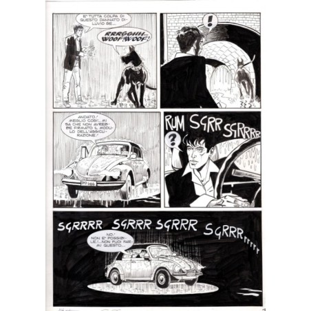 Dylan Dog - Meteoropatia - p.7 - Montanari/Grassani - Tavola Originale  - 2007