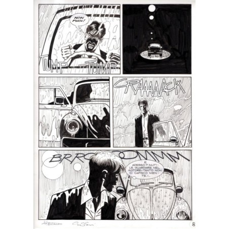 Dylan Dog - Meteoropatia - p.8  - Montanari/Grassani - Tavola Originale  - 2007