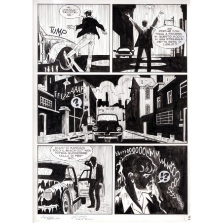 Dylan Dog - Meteoropatia - p.9 - Montanari/Grassani - Tavola Originale  - 2007