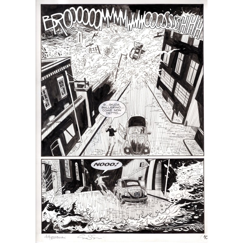 Dylan Dog - Meteoropatia - p.10 - Montanari/Grassani - Tavola Originale  - 2007