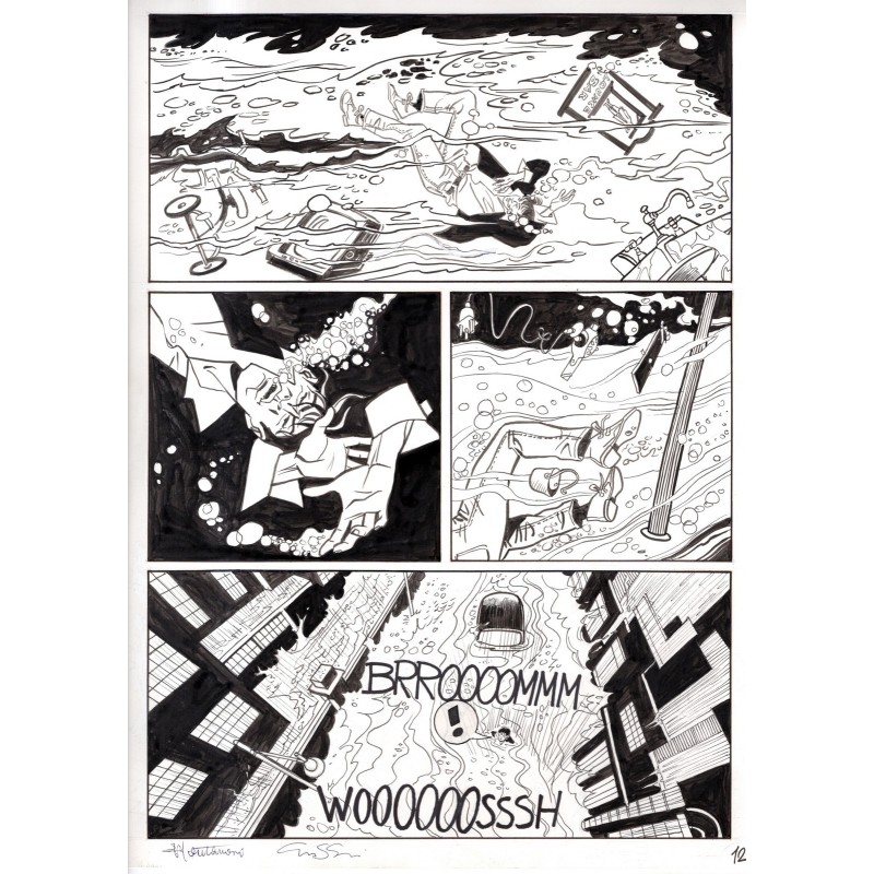 Dylan Dog - Meteoropatia - p.12 - Montanari/Grassani - Tavola Originale  - 2007