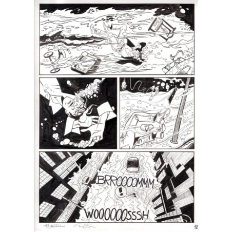 Dylan Dog - Meteoropatia - p.12 - Montanari/Grassani - Tavola Originale  - 2007