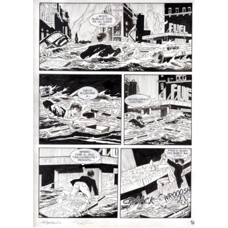 Dylan Dog - Meteoropatia - p.14 - Montanari/Grassani - Tavola Originale  - 2007