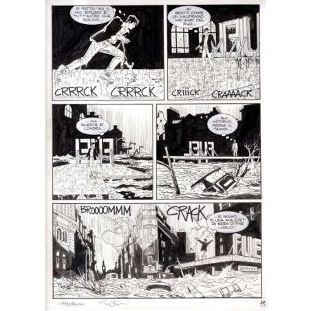 Dylan Dog - Meteoropatia - p.15 - Montanari/Grassani - Tavola Originale  - 2007