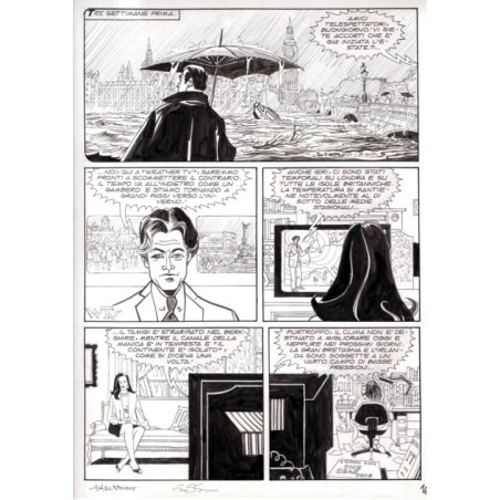 Dylan Dog - Meteoropatia - p.16 - Montanari/Grassani - Tavola Originale  - 2007