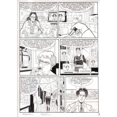 Dylan Dog - Meteoropatia - p.17 - Montanari/Grassani - Tavola Originale  - 2007