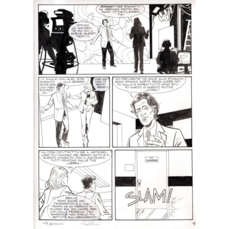 Dylan Dog - Meteoropatia - p.18 - Montanari/Grassani - Tavola Originale  - 2007