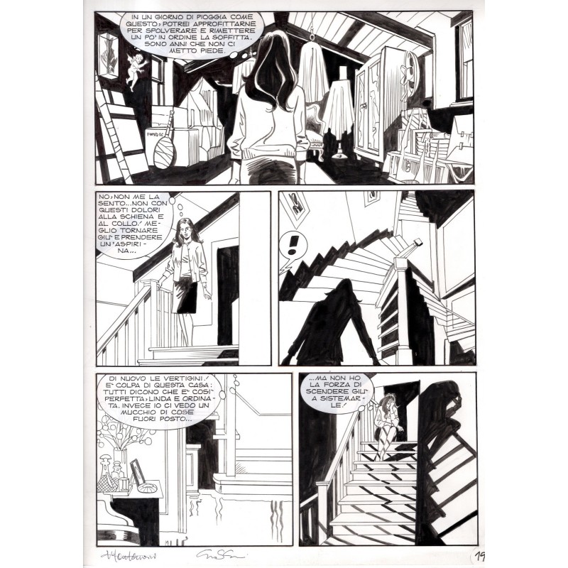 Dylan Dog - Meteoropatia - p.19 - Montanari/Grassani - Tavola Originale  - 2007