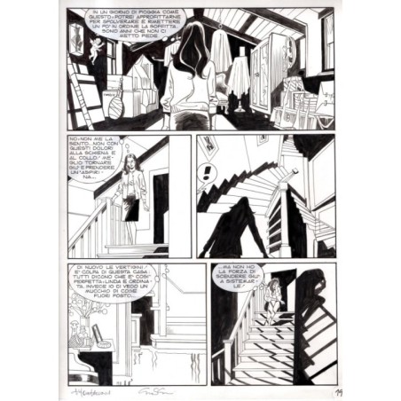 Dylan Dog - Meteoropatia - p.19 - Montanari/Grassani - Tavola Originale  - 2007