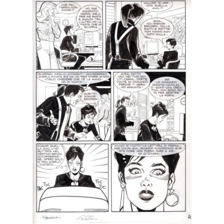 Dylan Dog - Meteoropatia - p.20 - Montanari/Grassani - Tavola Originale  - 2007