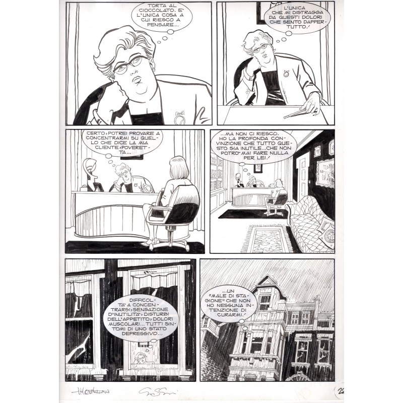Dylan Dog - Meteoropatia - p.22 - Montanari/Grassani - Tavola Originale  - 2007