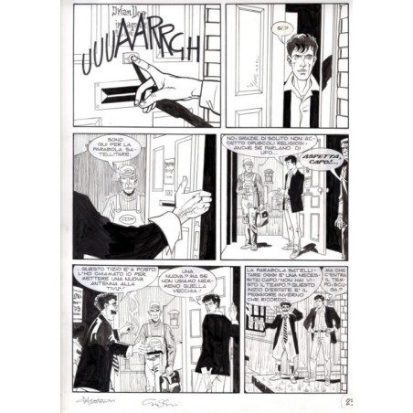 Dylan Dog - Meteoropatia - p.23 - Montanari/Grassani - Tavola Originale  - 2007
