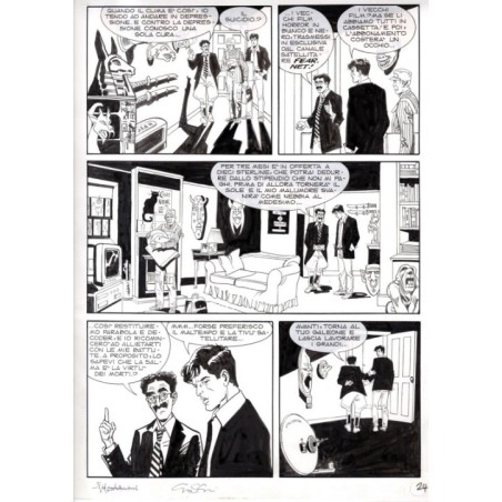 Dylan Dog - Meteoropatia - p.24 - Montanari/Grassani - Tavola Originale  - 2007
