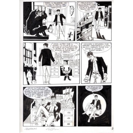Dylan Dog - Meteoropatia - p.25 - Montanari/Grassani - Tavola Originale  - 2007