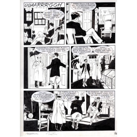 Dylan Dog - Meteoropatia - p.26 - Montanari/Grassani - Tavola Originale  - 2007