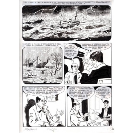 Dylan Dog - Meteoropatia - p.28 - Montanari/Grassani - Tavola Originale  - 2007
