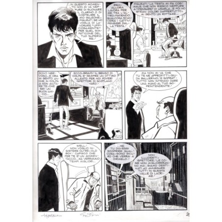 Dylan Dog - Meteoropatia - p.29 - Montanari/Grassani - Tavola Originale  - 2007