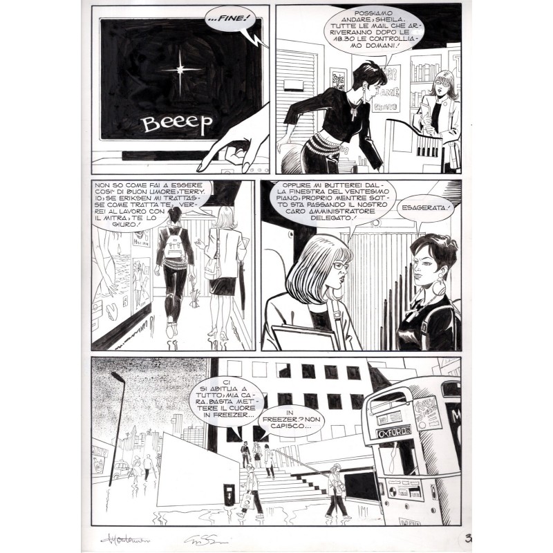 Dylan Dog - Meteoropatia - p.30 - Montanari/Grassani - Tavola Originale  - 2007